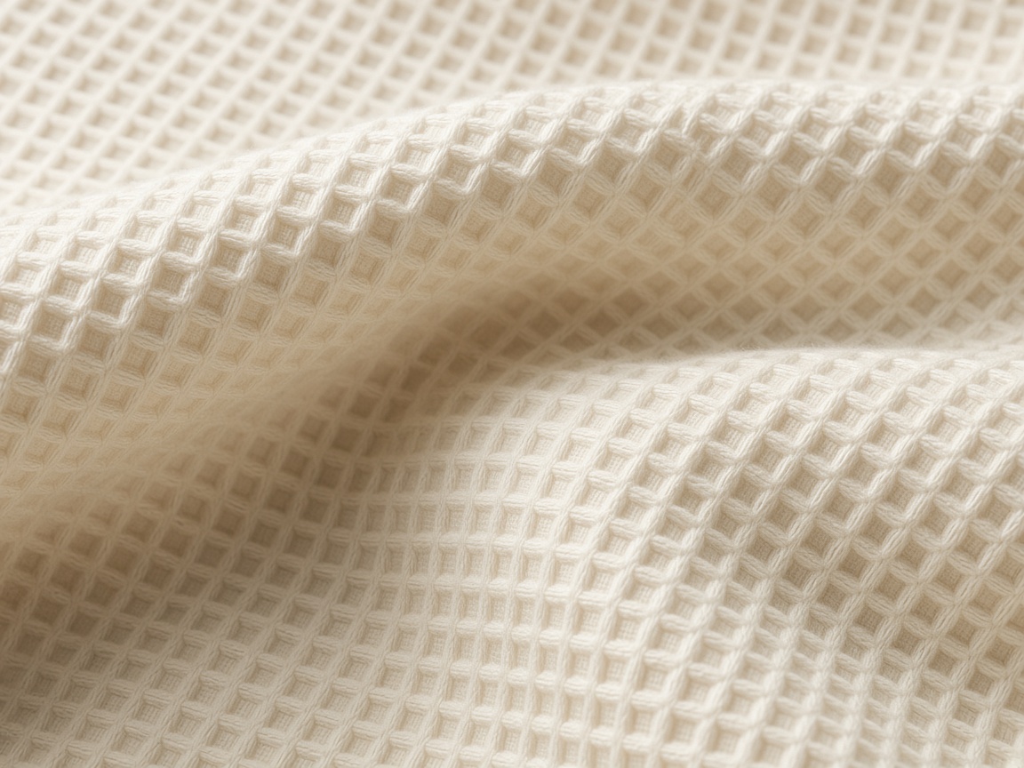 Close detail of woven fabric texture